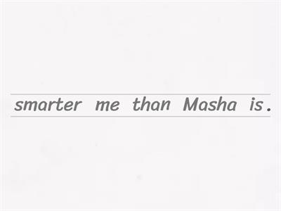 Comparative and Superlative 