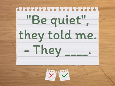  Reported commands and requests