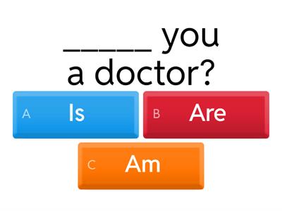  TO BE - forma INTERROGATIVA