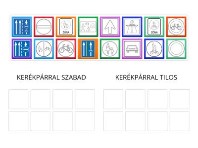 Szabad vagy tilos behajtani kerékpárral a táblával jelzett útra? 