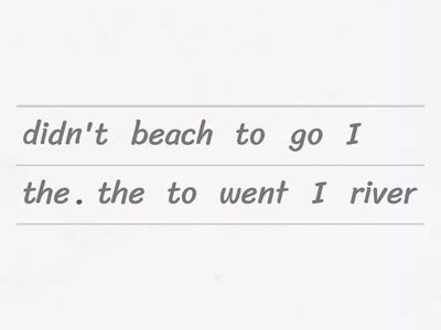 Unit 4: Travel. Sắp xếp thành câu hoàn chỉnh