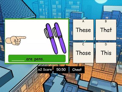 this that these those