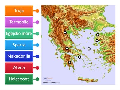 Slijepa karta-Stara Grčka