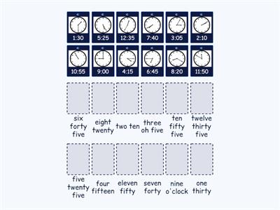 Clock Times - Reading