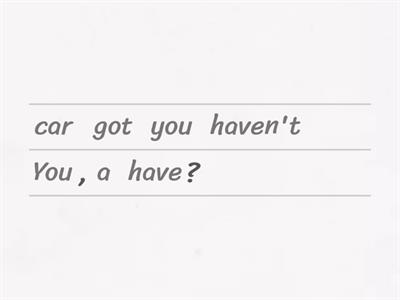 Question tags jumbled sentences