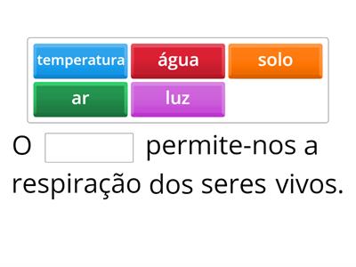 Fatores do ambiente