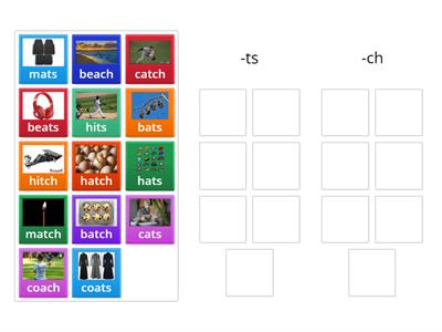 Minimal Pairs for CH TS (deaffrication / ch/ts / -ch -ts minimal pairs / phonology / matching)