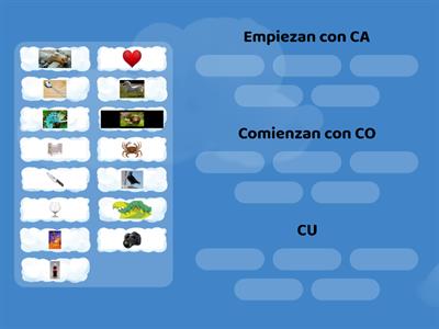 Conciencia Fonémica ca co cu