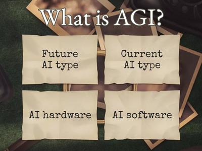 Artificial Intelligence Concepts Quiz