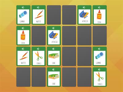 Gli oggetti della scuola