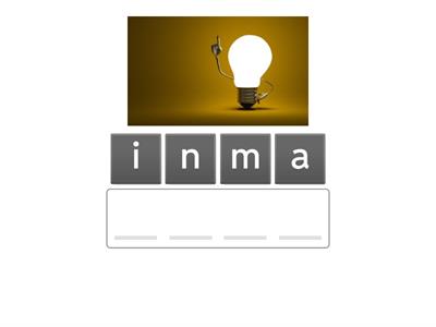 Long /a/ Word Unjumble