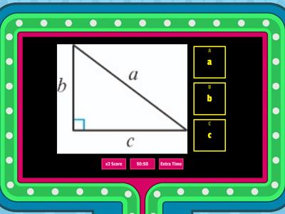 Pythagoras' Theorem: Find the hypotenuse