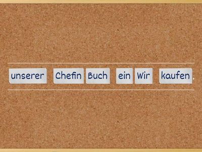 Position von Dativ- und Akkusativobjekt