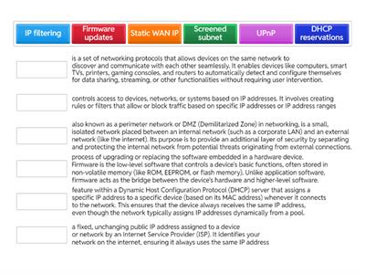 Home router settings 