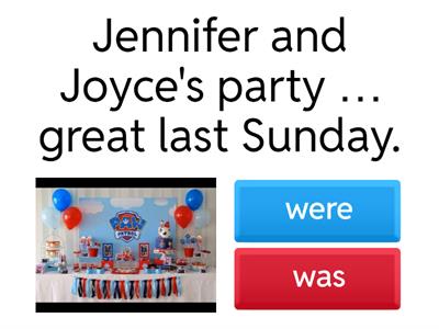 Simple Past BE - Affirmative and Negative Statements