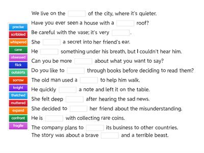 Stories 6 & 7 (Vocabulary Review)