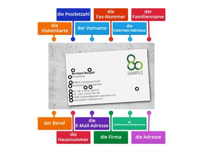 6 - Alltag, Beruf & Co. 1/2 - Visitenkarte