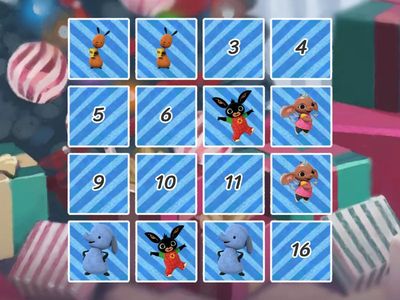 Memory dei Bing bunny Coniglietti 8 coppie le foto