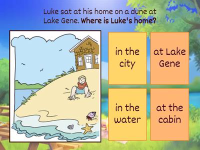 Luke Meets Pete Comprehension