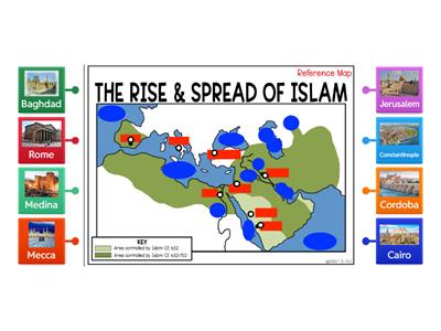 Map of Southwest Asia- Cities