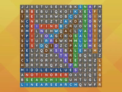 SEARCHING ALGORITHMS