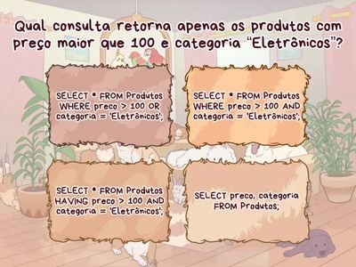 Atividades de SQL do Beber