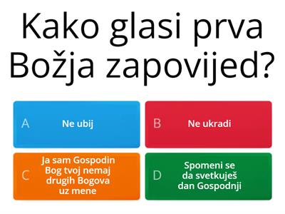  1.Božja zapovijed