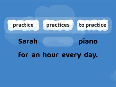 Simple Present - Affirmative - PRACTICE
