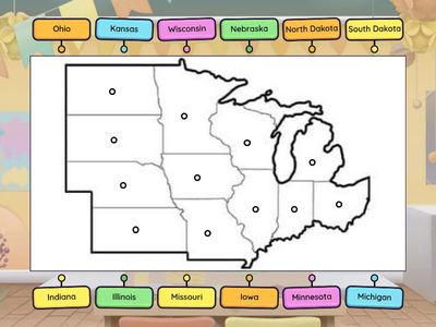 Midwest Region Map 