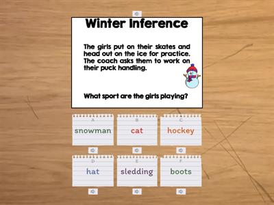 Winter Inferencing