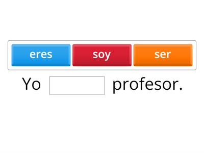 Verbos ser y llamarse