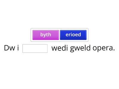 Uned 02 - Byth neu Erioed? (Canolradd, De Cymru)