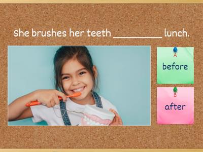 Step 7 - before/after