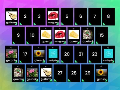 Parejas-Sílabas con gue, gui, ge, gi, qui, que