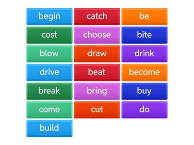 xTRANSLATION 1 Irregular verbs part 1