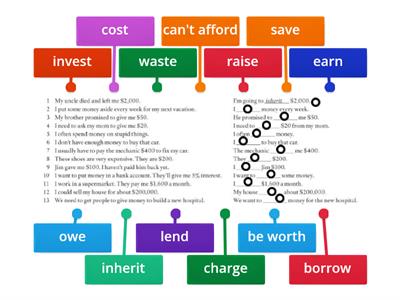 AEF Int 2A Money Vocabulary