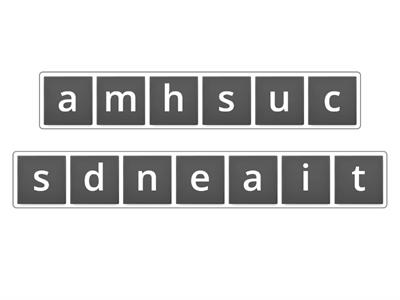 Anagrams (including un/una/muchos/muchas) 