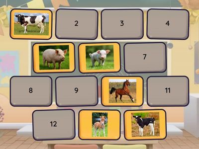 Домашние животные и их детёныши