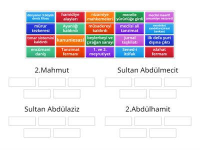 dağılma dönemi ıslahatları