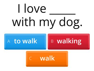  Like/love/hate/enjoy