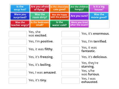 AEF 3A - Strong adjectives