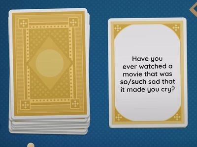 So such speaking questions