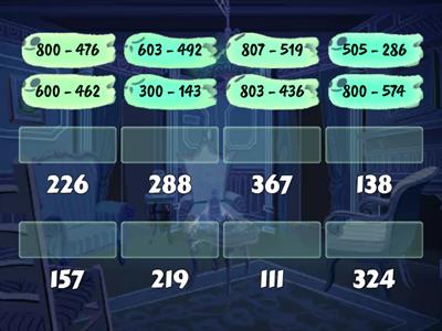 Subtracting Across Zeros