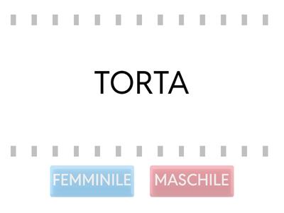 MASCHILE O FEMMINILE in velocità