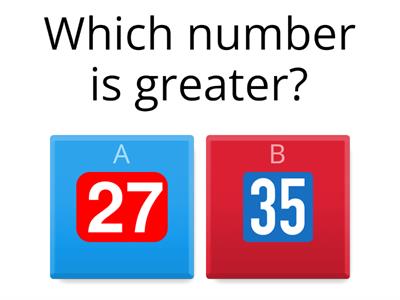 Greater number 