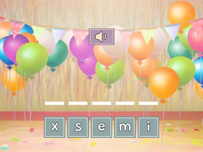 Sort 7 Plural Endings