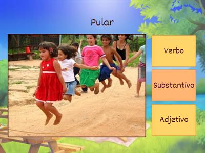 Verbo, substantivo ou adjetivo?