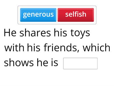 features of character studia