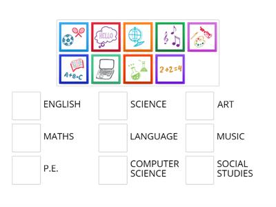 SCHOOL SUBJECTS