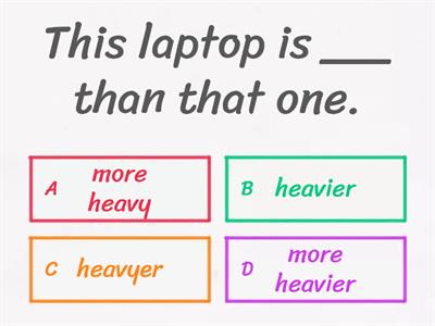 Degrees of comparison